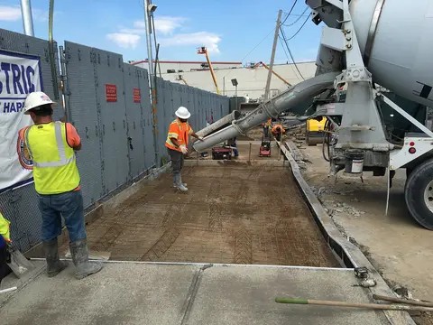 Concrete placement