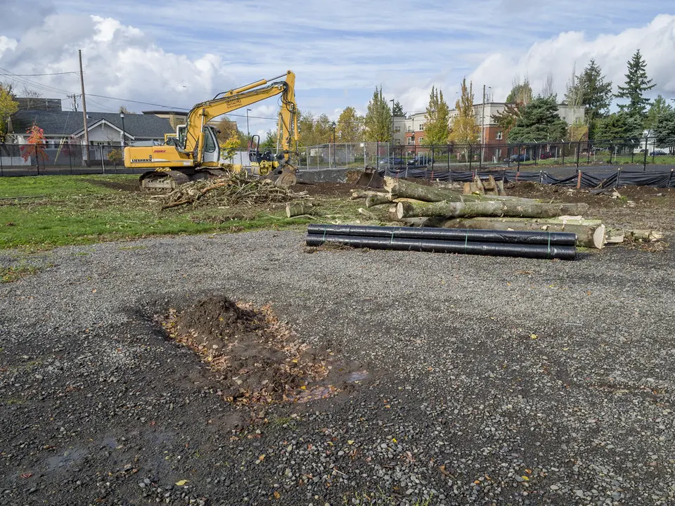 Concrete pour